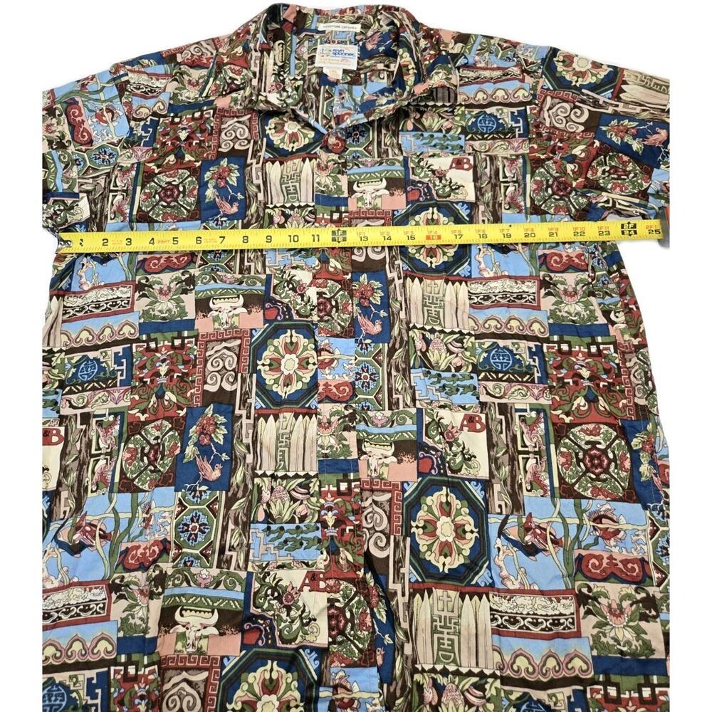 Reyn‎ Spooner Hawaiian Shirt Mens XXL 125th Anniversary A&B Vintage Rare - Picture 4 of 12